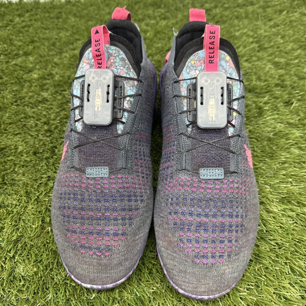Nike Air VaporMax 2020 Flyknit Dark Raisin Womens Size 10 Fly ease Pink Purple - Picture 2 of 7